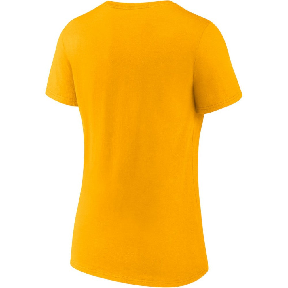 Nashville Predators Fanatics Women's 2-Pack V-Neck T-Shirt Set - Gold/Heathered Gray - NHL