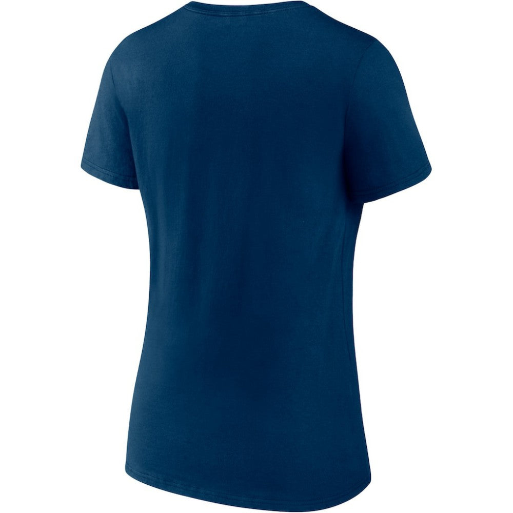 Seattle Kraken Fanatics Women's Parent 2-Pack V-Neck T-Shirt Set - Deep Sea Blue/Gray - NHL