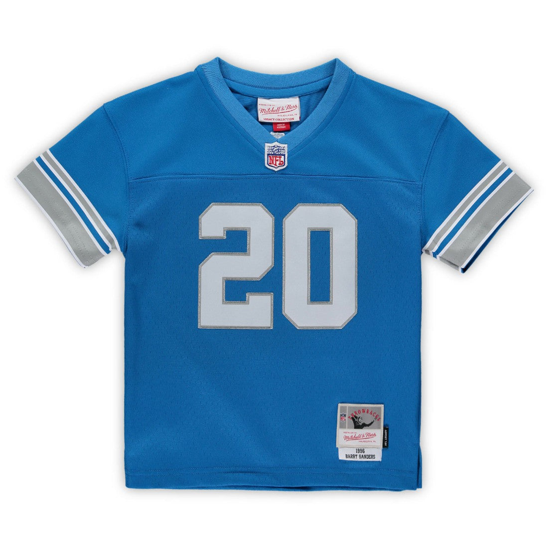 Barry Sanders Detroit Lions Male Preschool 1996 Retired Legacy Jersey Blue | Mitchell & Ness