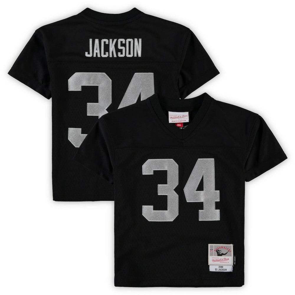 Bo Jackson Las Vegas Raiders Preschool 1988 Retired Player Legacy Jersey Black | Mitchell & Ness