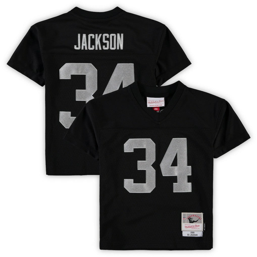 Bo Jackson Las Vegas Raiders Preschool 1988 Retired Player Legacy Jersey Black | Mitchell & Ness
