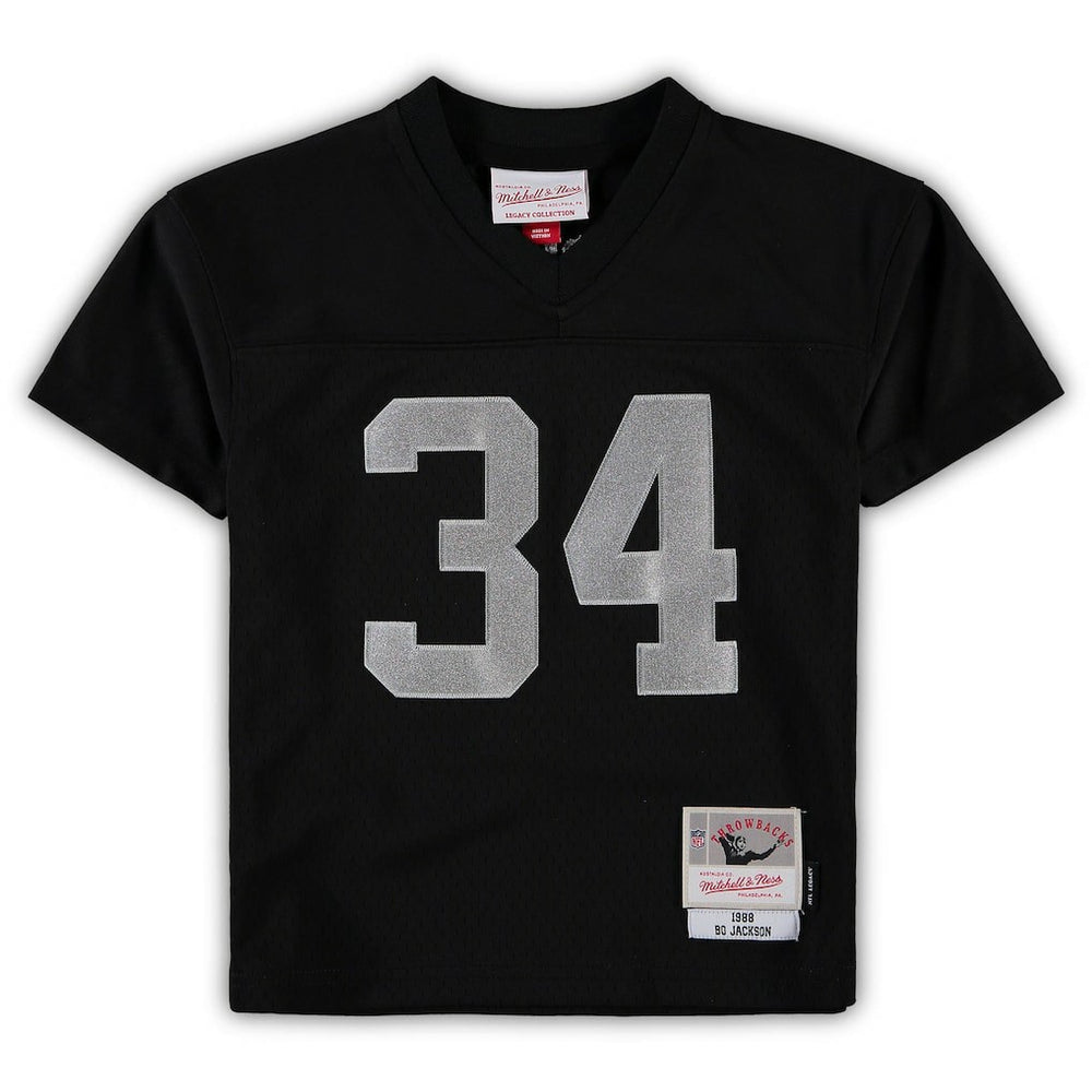 Bo Jackson Las Vegas Raiders Preschool 1988 Retired Player Legacy Jersey Black | Mitchell & Ness
