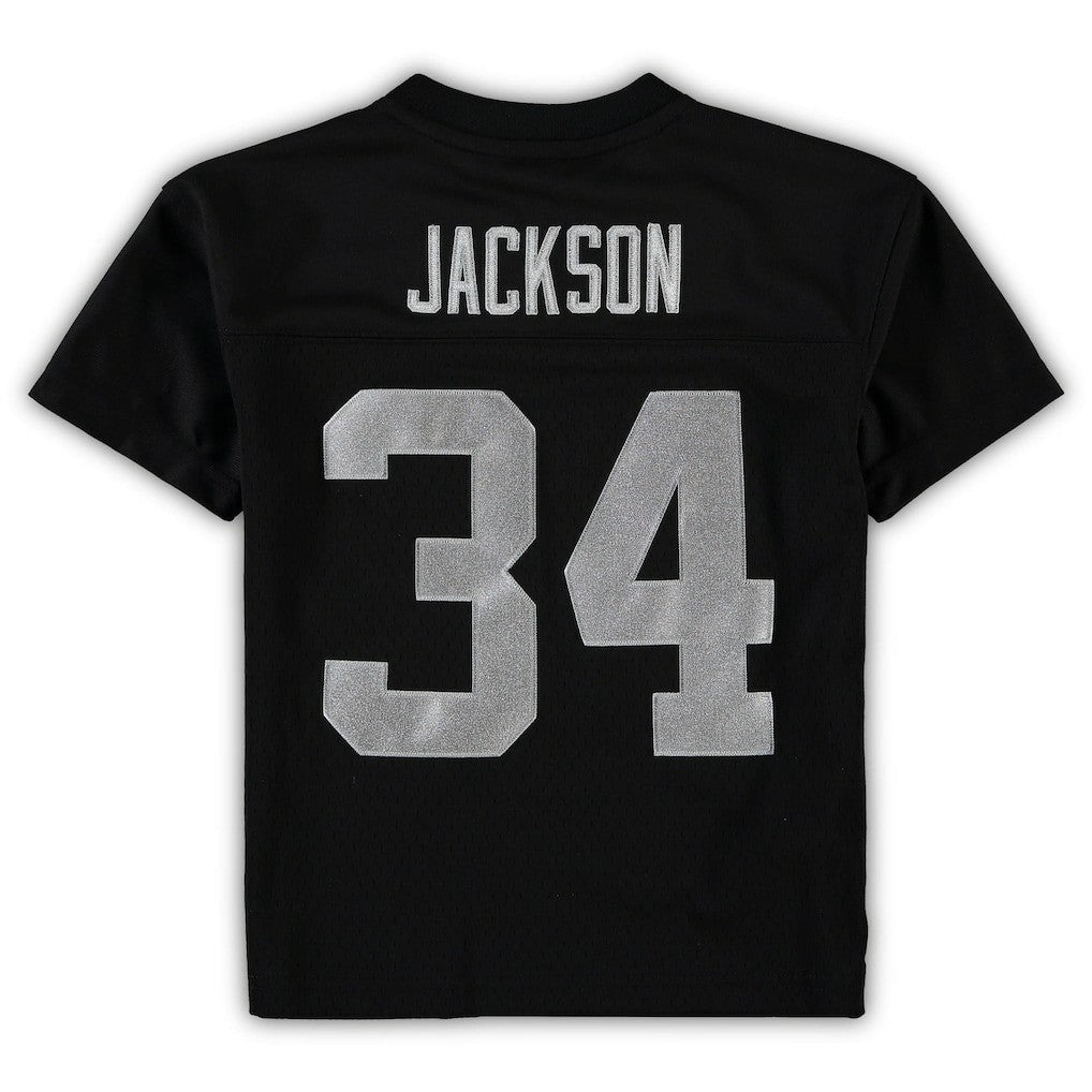 Bo Jackson Las Vegas Raiders Preschool 1988 Retired Player Legacy Jersey Black | Mitchell & Ness