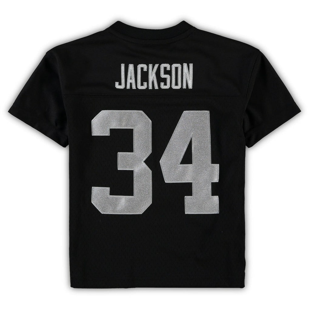 Bo Jackson Las Vegas Raiders Preschool 1988 Retired Player Legacy Jersey Black | Mitchell & Ness