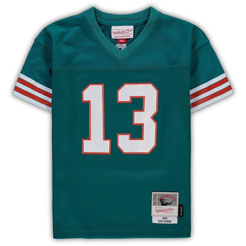 Dan Marino Miami Dolphins Male Preschool 1984 Retired Legacy Jersey Aqua | Mitchell & Ness