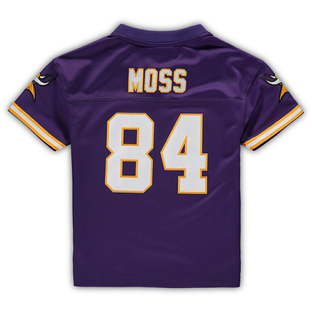 Randy Moss Minnesota Vikings Male Preschool 1998 Retired Legacy Jersey Purple | Mitchell & Ness
