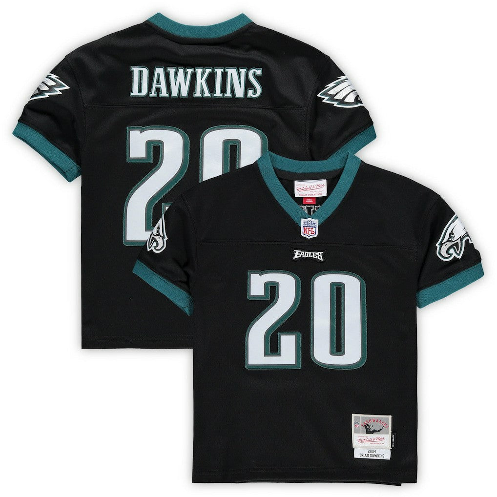Brian Dawkins Philadelphia Eagles Preschool Retired Legacy Jersey Black | Mitchell & Ness