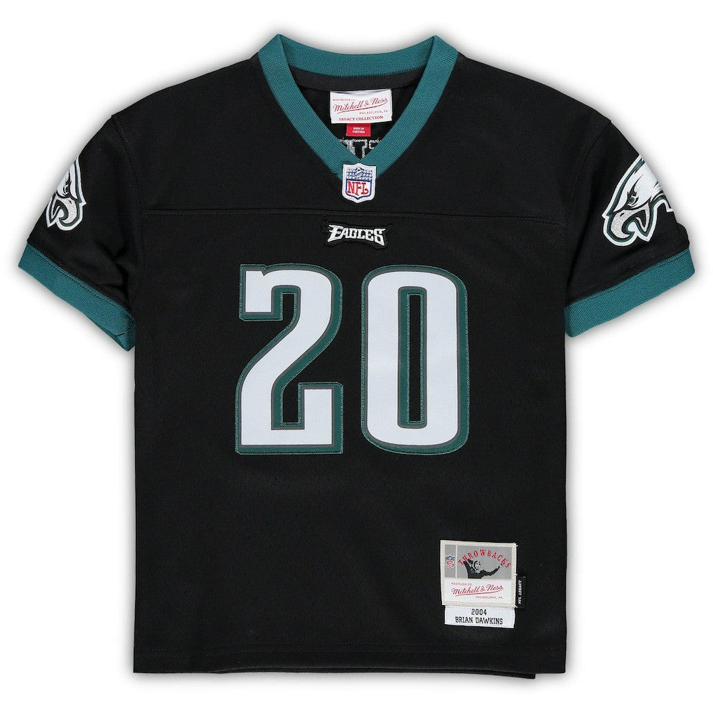 Brian Dawkins Philadelphia Eagles Preschool Retired Legacy Jersey Black | Mitchell & Ness