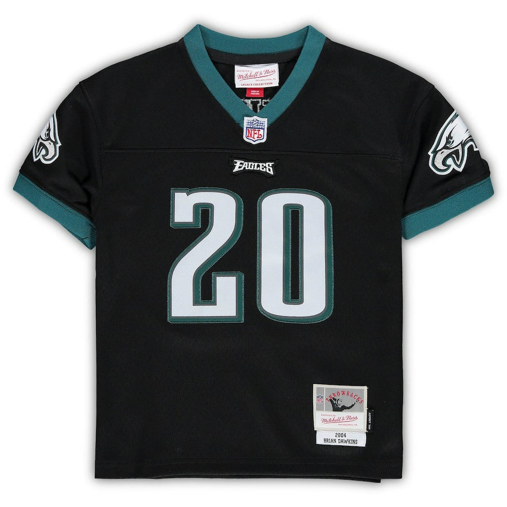 Brian Dawkins Philadelphia Eagles Preschool Retired Legacy Jersey Black | Mitchell & Ness