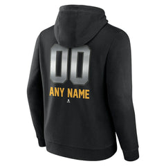 Boston Bruins Personalized Midnight Mascot Logo Pullover Hoodie - Black - NHL