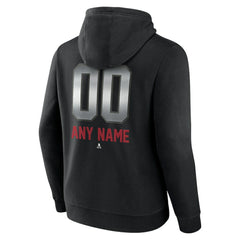 Montreal Canadiens Personalized Midnight Mascot Logo Pullover Hoodie - Black - NHL