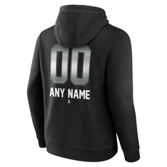 Toronto Maple Leafs Personalized Midnight Mascot Logo Pullover Hoodie - Black - NHL