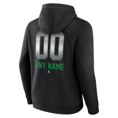 Vancouver Canucks Personalized Midnight Mascot Logo Pullover Hoodie - Black - NHL