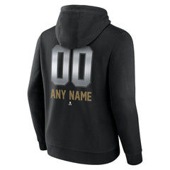 Vegas Golden Knights Personalized Midnight Mascot Logo Pullover Hoodie - Black - NHL