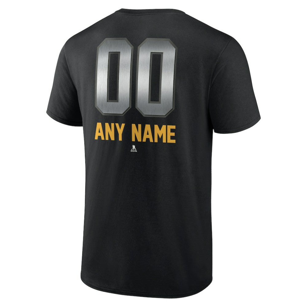 Anaheim Ducks Personalized Midnight Mascot Logo T-Shirt - Black - NHL