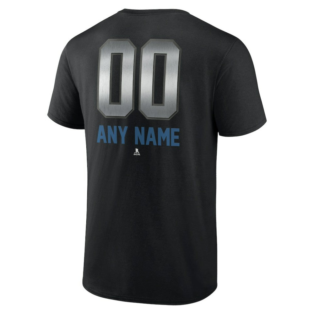 Colorado Avalanche Personalized Midnight Mascot Logo T-Shirt - Black - NHL