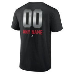 Minnesota Wild Personalized Midnight Mascot Logo T-Shirt - Black - NHL
