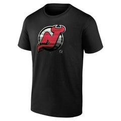 New Jersey Devils Personalized Midnight Mascot Logo T-Shirt - Black - NHL