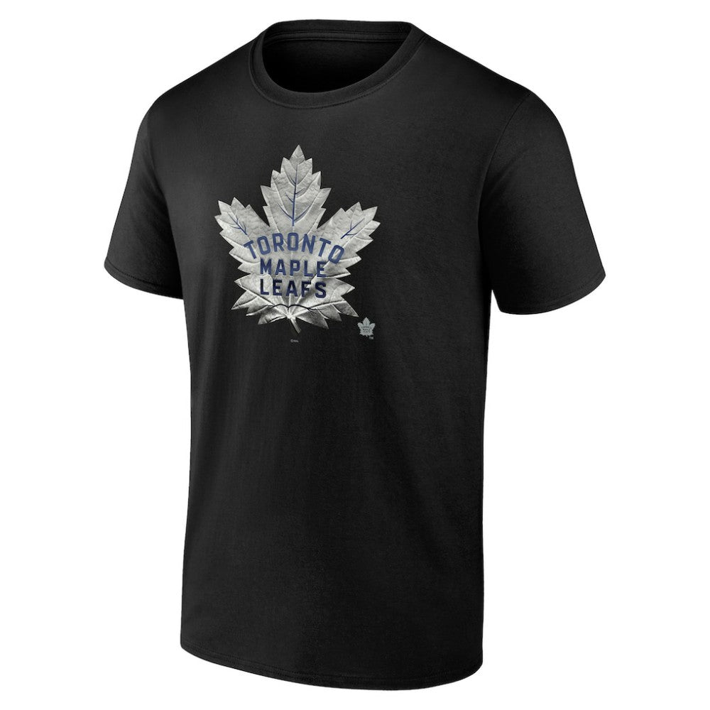 Toronto Maple Leafs Personalized Midnight Mascot Logo T-Shirt - Black - NHL