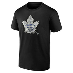 Toronto Maple Leafs Personalized Midnight Mascot Logo T-Shirt - Black - NHL