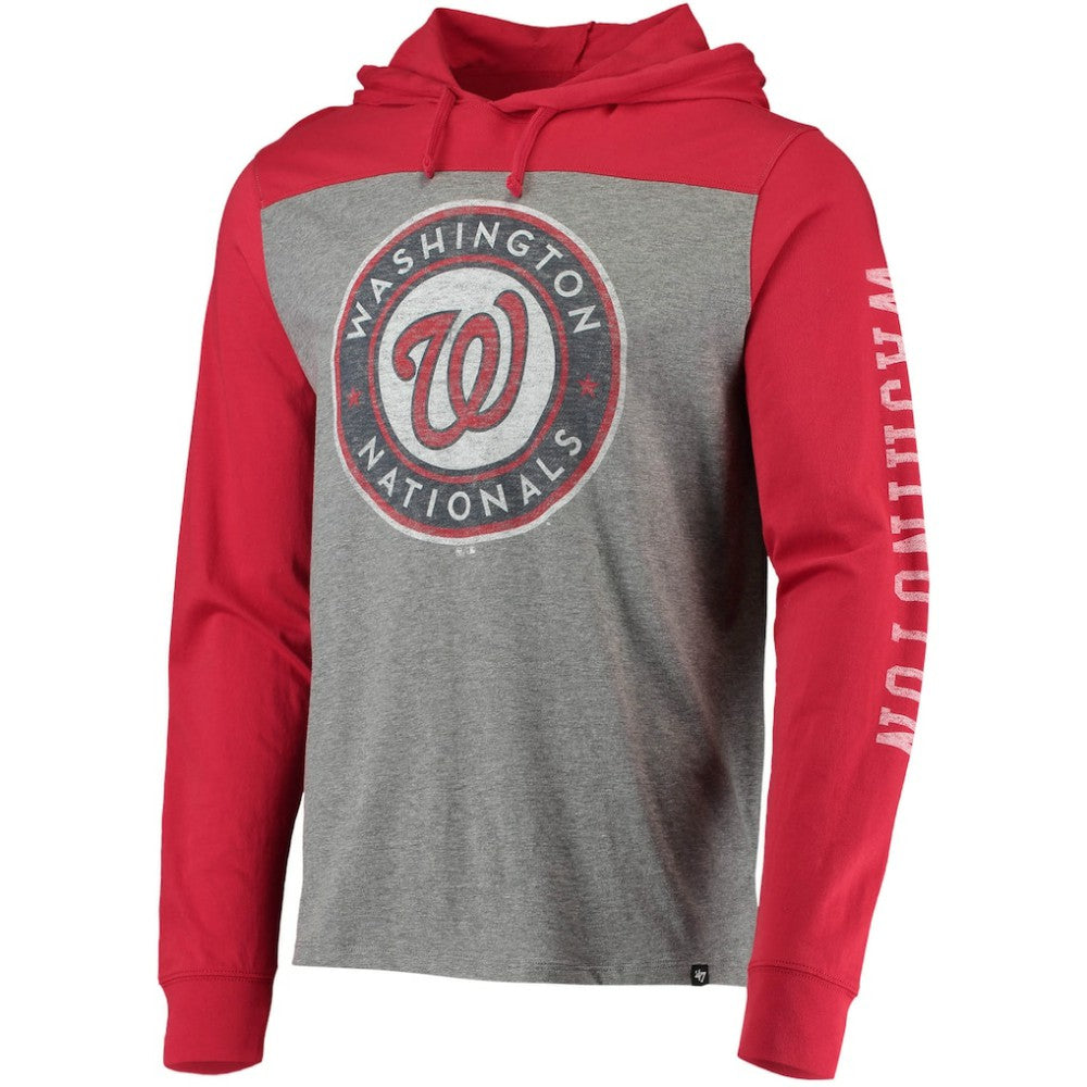 Washington Nationals '47 Franklin Wooster Pullover Hoodie - MLB