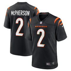 Evan McPherson Cincinnati Bengals Game Jersey Black | Nike for Sale