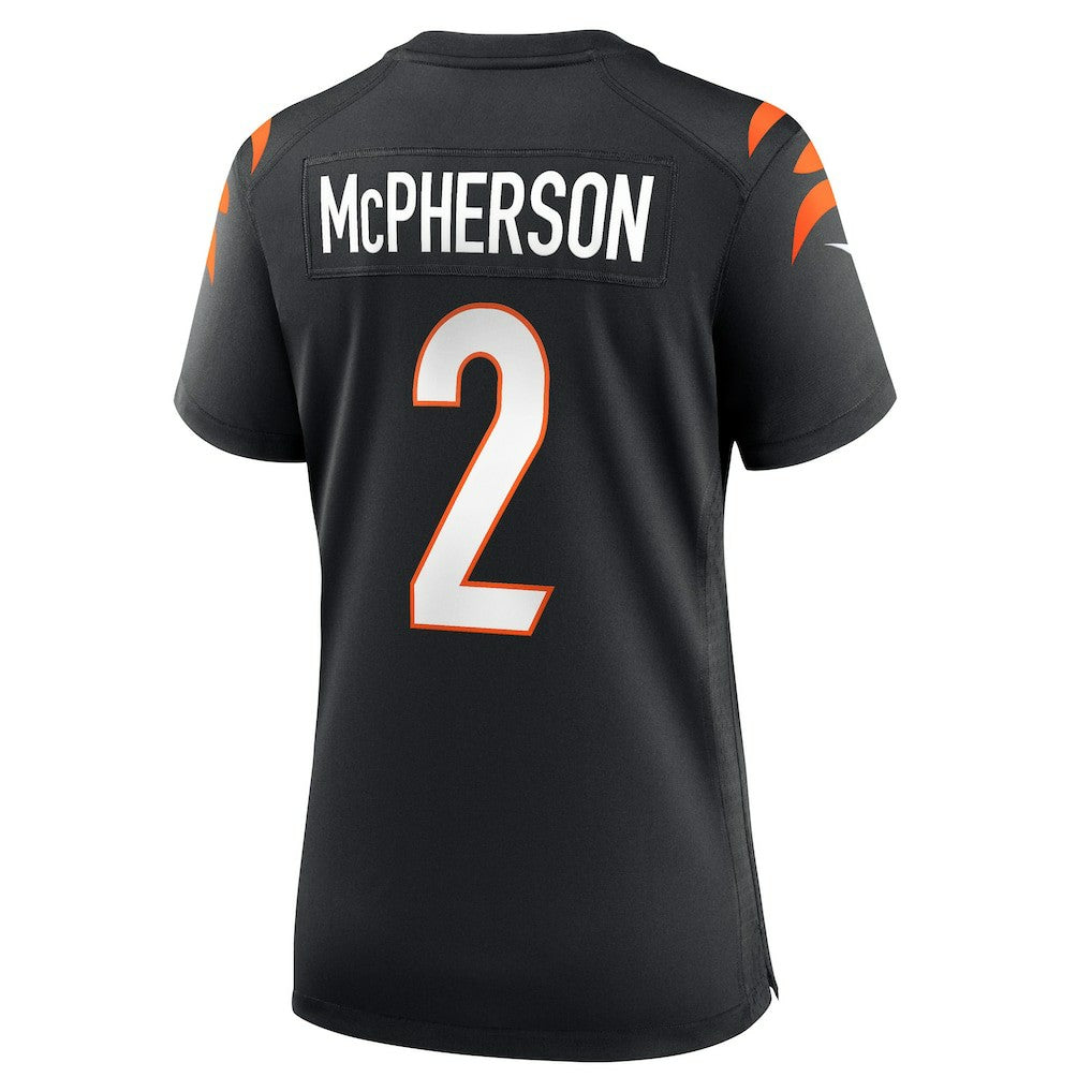Evan McPherson Cincinnati Bengals Women's Game Jersey Black | Nike for Sale