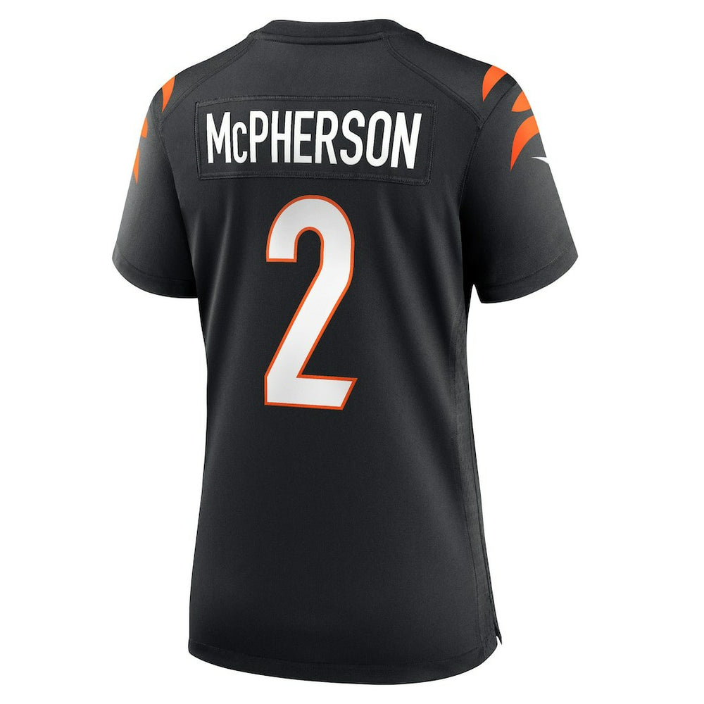 Evan McPherson Cincinnati Bengals Women's Game Jersey Black | Nike for Sale