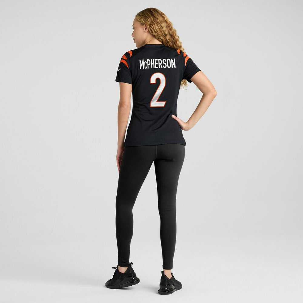 Evan McPherson Cincinnati Bengals Women's Game Jersey Black | Nike for Sale