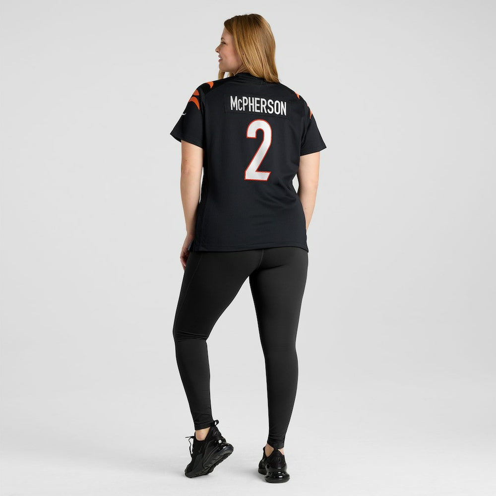 Evan McPherson Cincinnati Bengals Women's Game Jersey Black | Nike for Sale