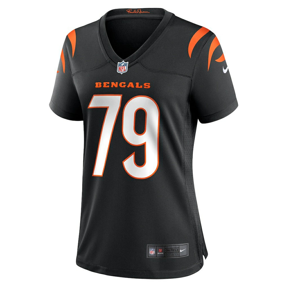 Jackson Carman Cincinnati Bengals Women's Game Jersey Black | Nike for Sale