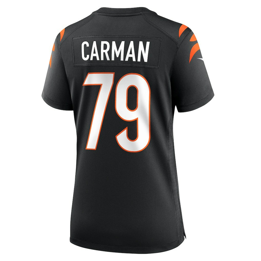 Jackson Carman Cincinnati Bengals Women's Game Jersey Black | Nike for Sale
