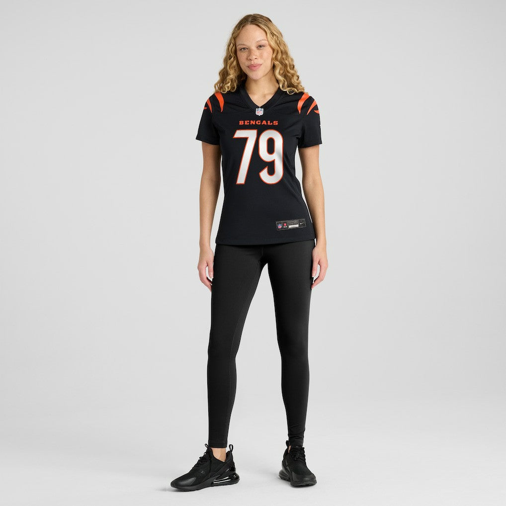 Jackson Carman Cincinnati Bengals Women's Game Jersey Black | Nike for Sale