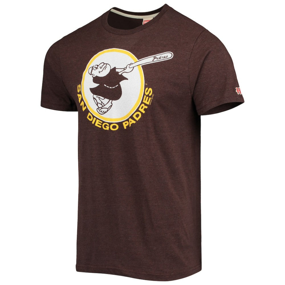 San Diego Padres Homage Hand-Drawn Logo Tri-Blend T-Shirt - MLB