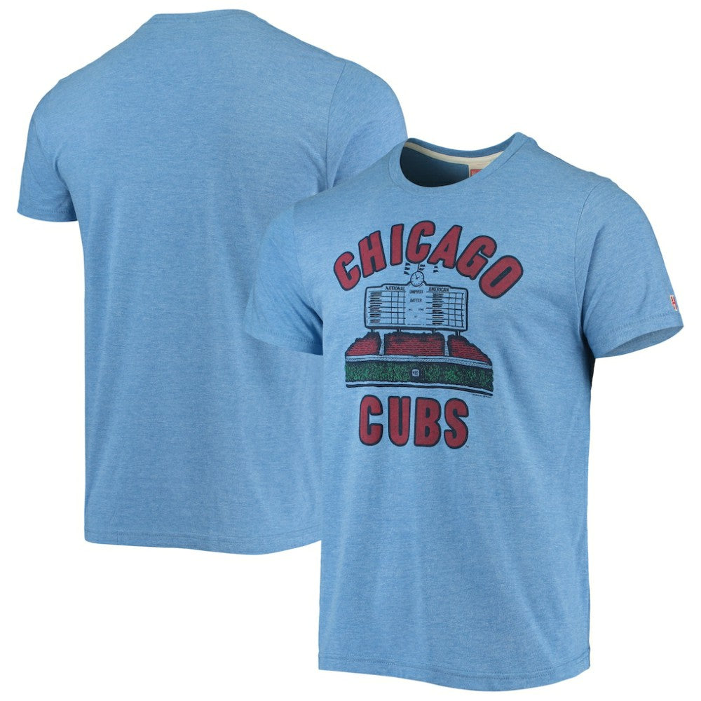 Chicago Cubs Homage Hyper Local Tri-Blend T-Shirt - MLB