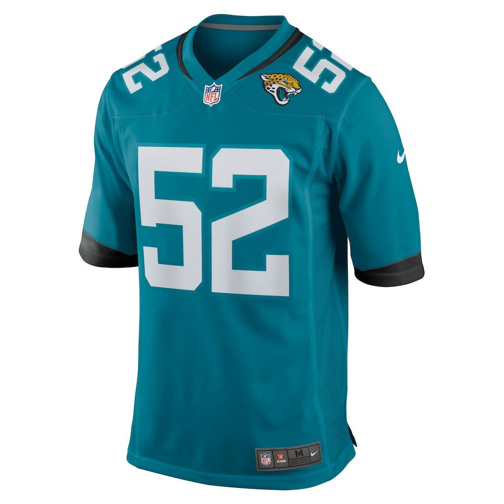 DaVon Hamilton Jacksonville Jaguars Game Jersey Teal | Nike for Sale