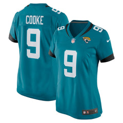 Logan Cooke Jacksonville Jaguars Women's Game Jersey Teal | Nike for Sale