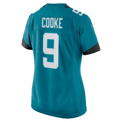 Logan Cooke Jacksonville Jaguars Women's Game Jersey Teal | Nike for Sale