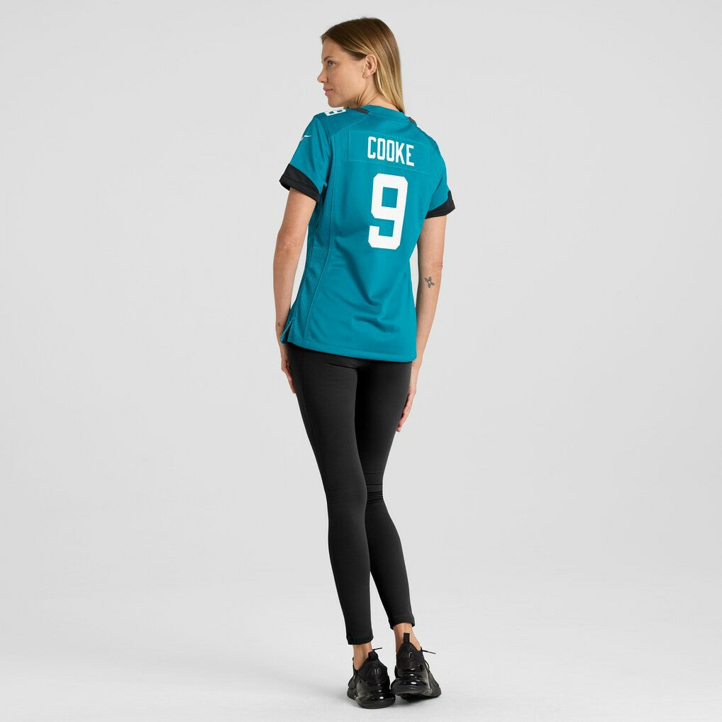 Logan Cooke Jacksonville Jaguars Women's Game Jersey Teal | Nike for Sale