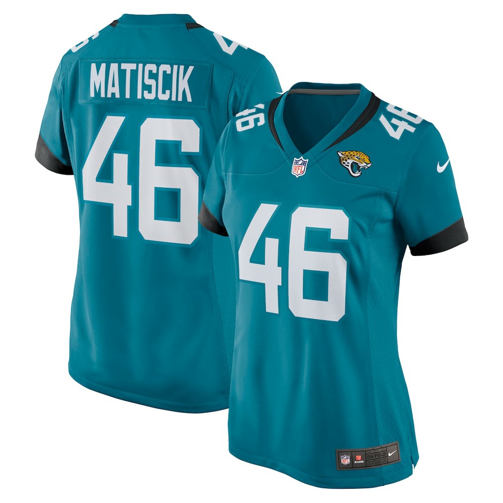 Ross Matiscik Jacksonville Jaguars Women's Game Jersey Teal | Nike for Sale