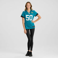 Shaquille Quarterman Jacksonville Jaguars Women's Game Jersey Teal | Nike for Sale
