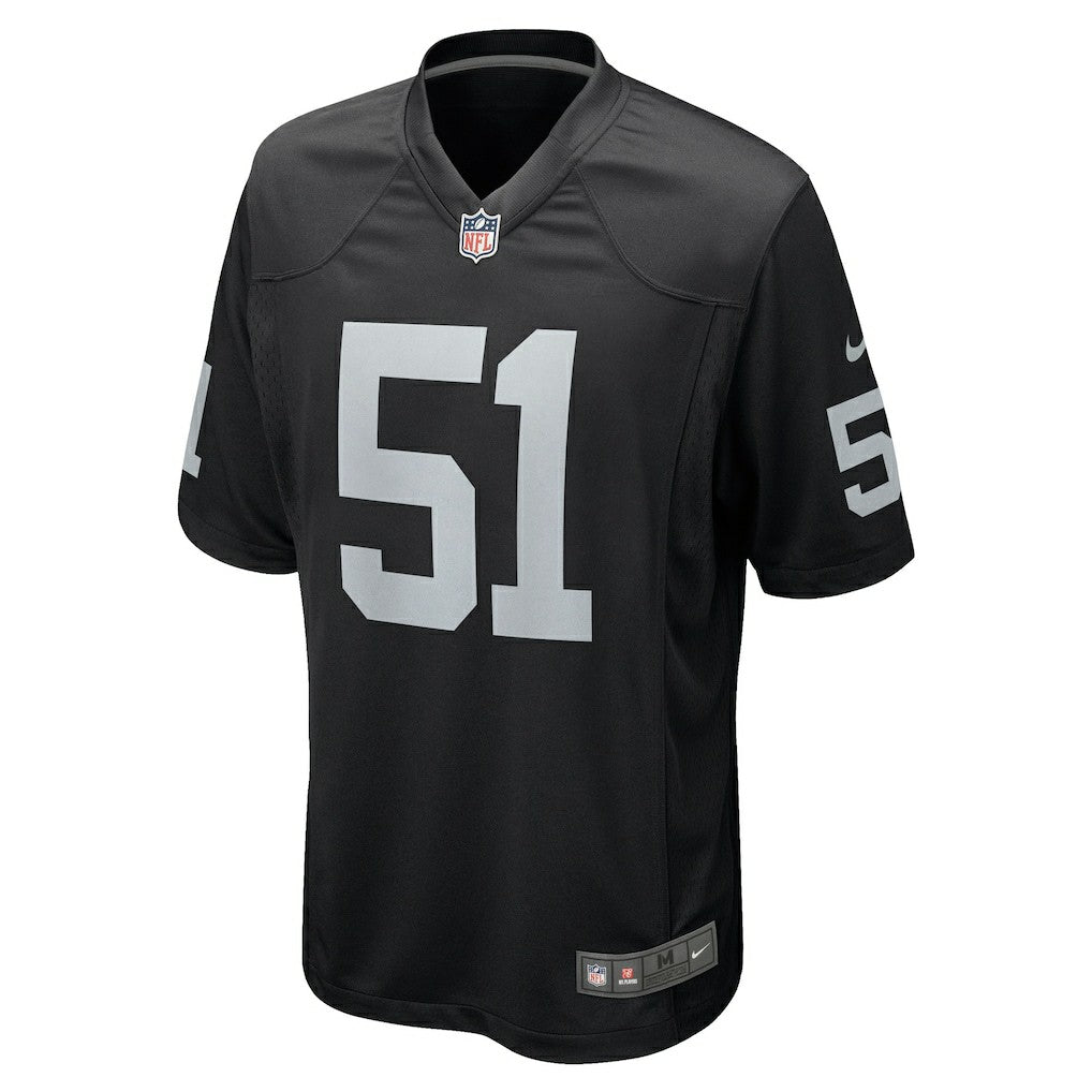 Malcolm Koonce Las Vegas Raiders Game Jersey Black | Nike for Sale