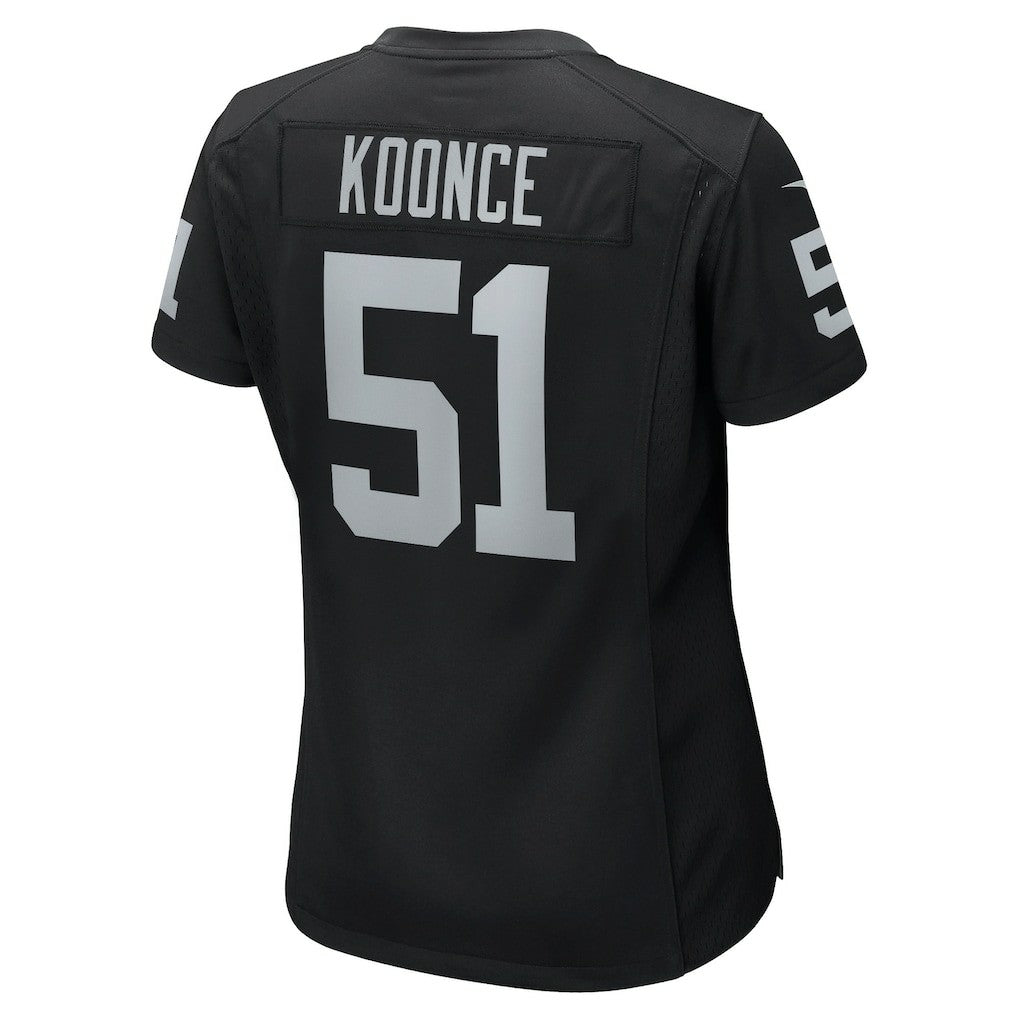 Malcolm Koonce Las Vegas Raiders Women's Game Jersey Black | Nike for Sale