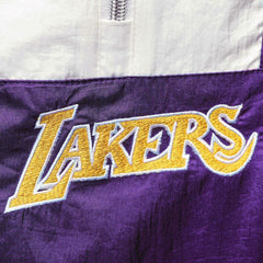 Los Angeles Lakers Women's Half-Zip Windbreaker 2.0 Hoodie Purple - NBA