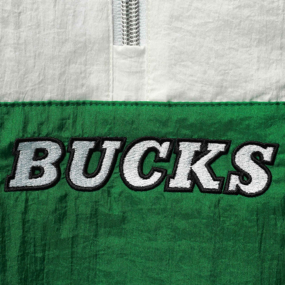 Milwaukee Bucks Women's Half-Zip Windbreaker 2.0 Hoodie Green - NBA