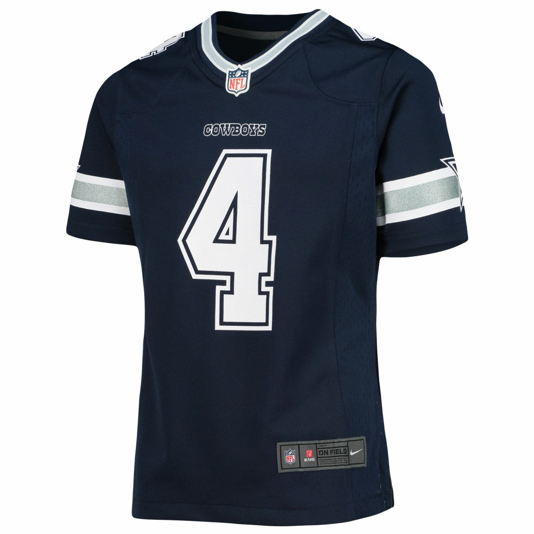 Dak Prescott Dallas Cowboys Girls Youth Team Game Jersey Navy | Nike for Sale