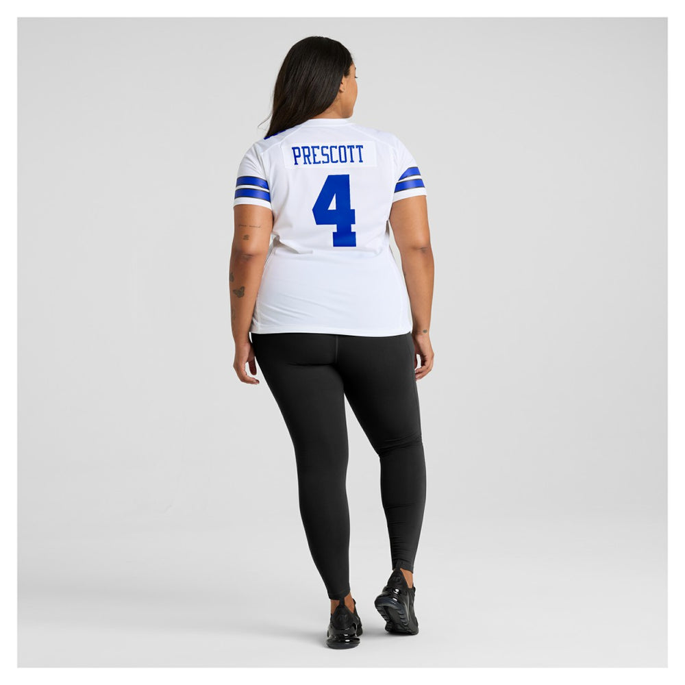 Dak Prescott Dallas Cowboys Women's Team Game Jersey White | Nike for Sale