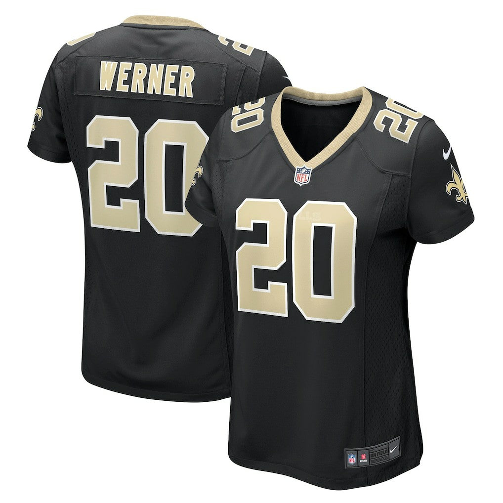 Pete Werner New Orleans Saints Women's Game Jersey Black | Nike for Sale