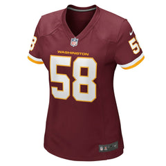 Shaka Toney Washington Football Team Women's Game Jersey Burgundy | Nike for Sale