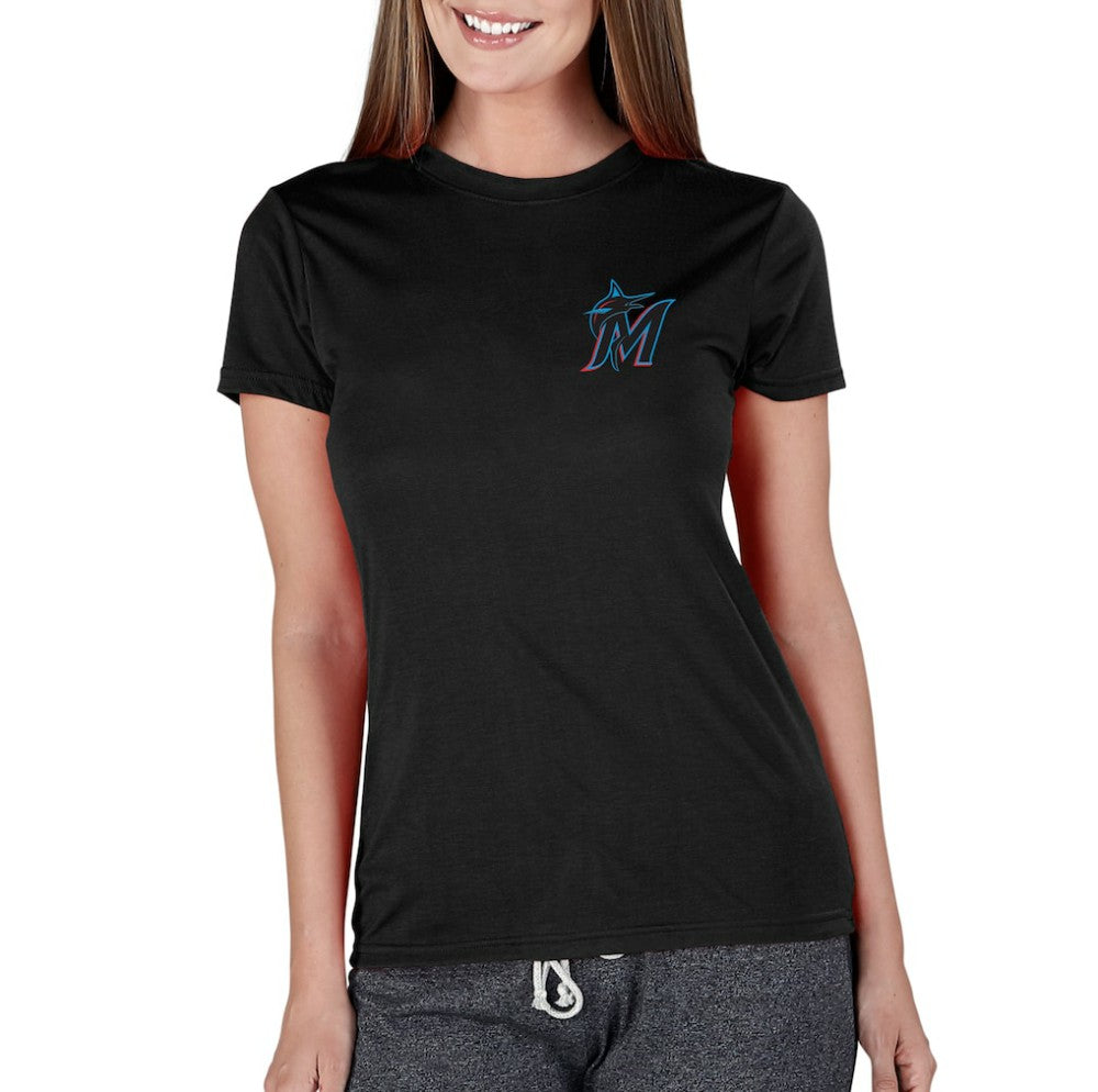 Miami Marlins Concepts Sport Women's Marathon Knit Top - MLB